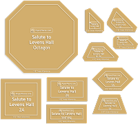 Kim`s Salute to Levens Hall Acrylic Templates (3/8” seam allowance)