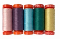 Aurifil Thread DESIGNER COLLECTION 85 and Fabulous by Kaffe Fassett 10  Small Spools Cotton 50WT 220 Yds Each 